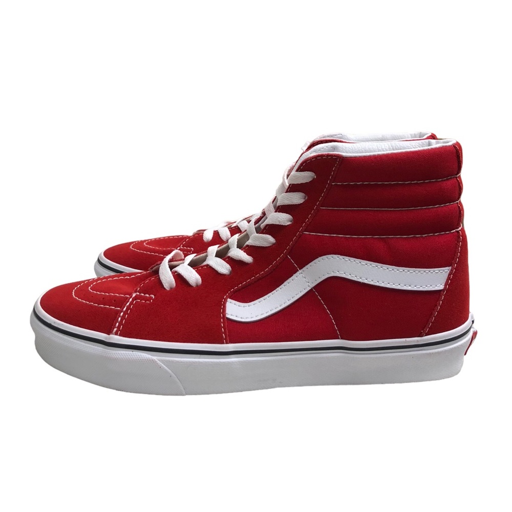 NEW! Vans Sk8- Hi RED Men’s SIZE 9.5